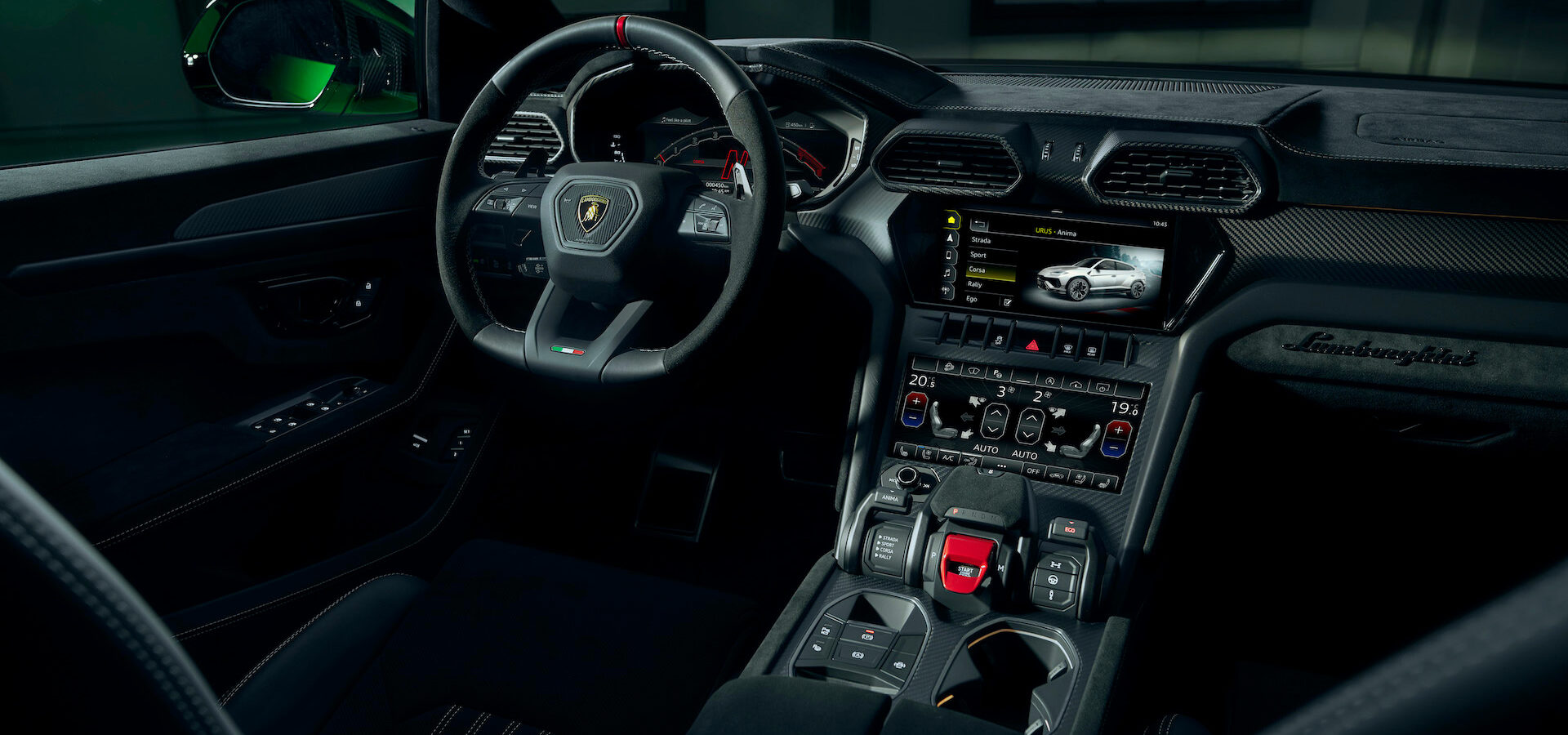 interieur lamborghini urus performante