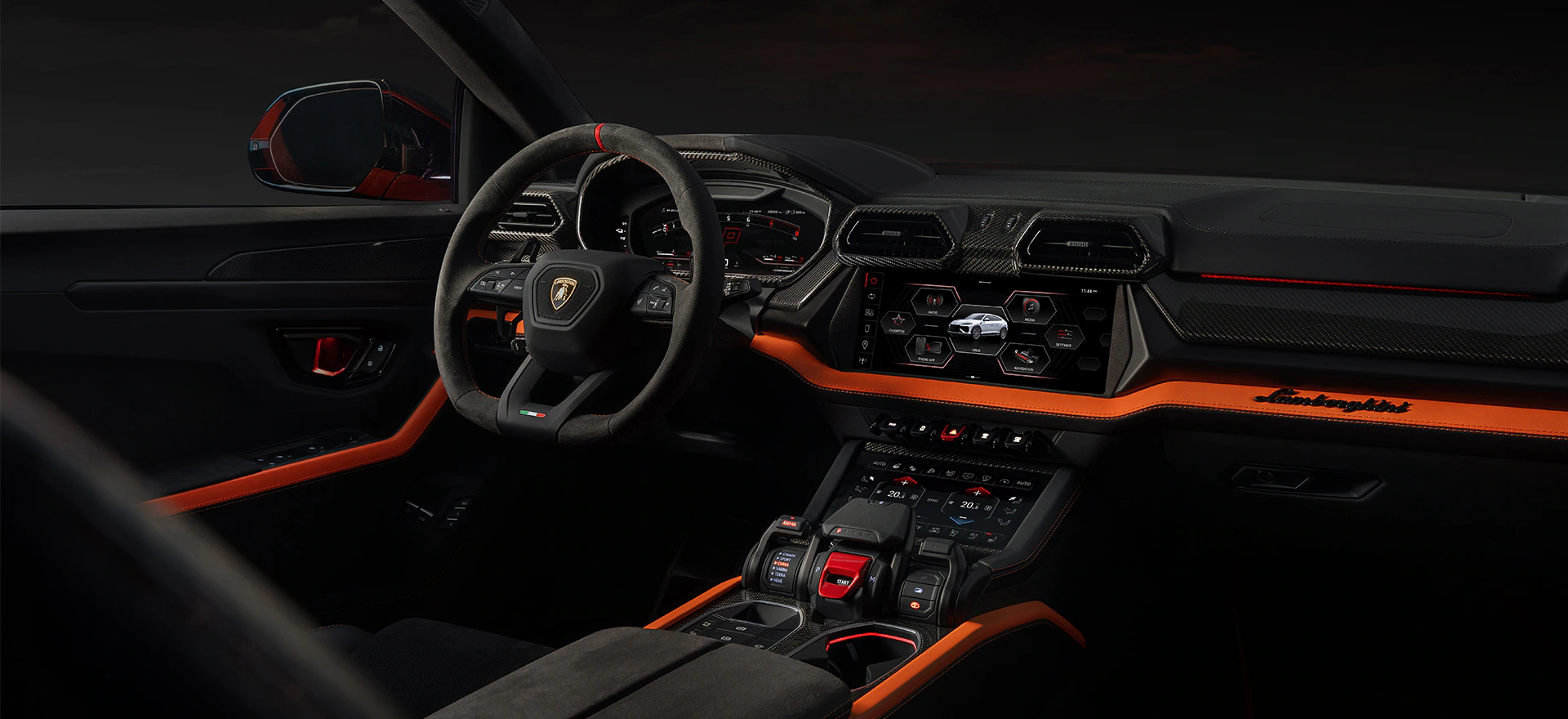 interieur lamborghini urus se