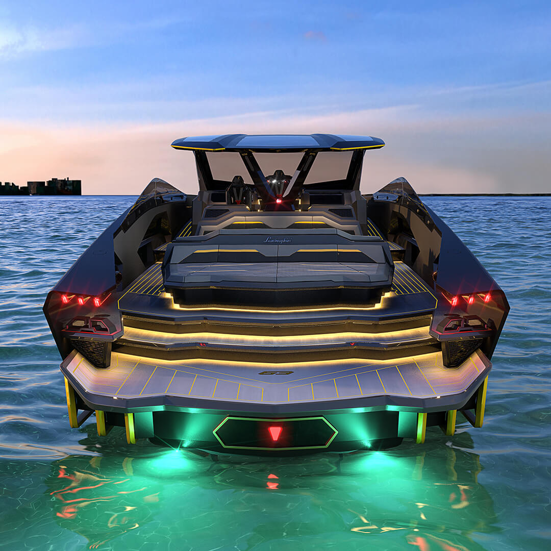 lamborghini yacht features